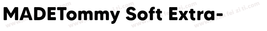 MADETommy Soft Extra字体转换